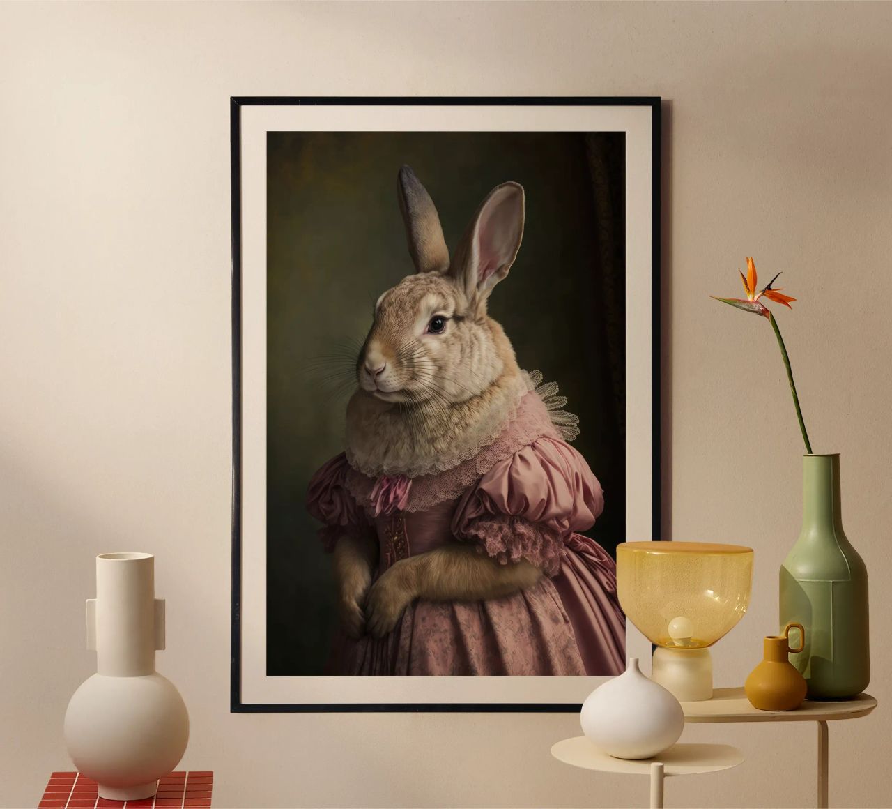 Mrs Bunny poster by treechild