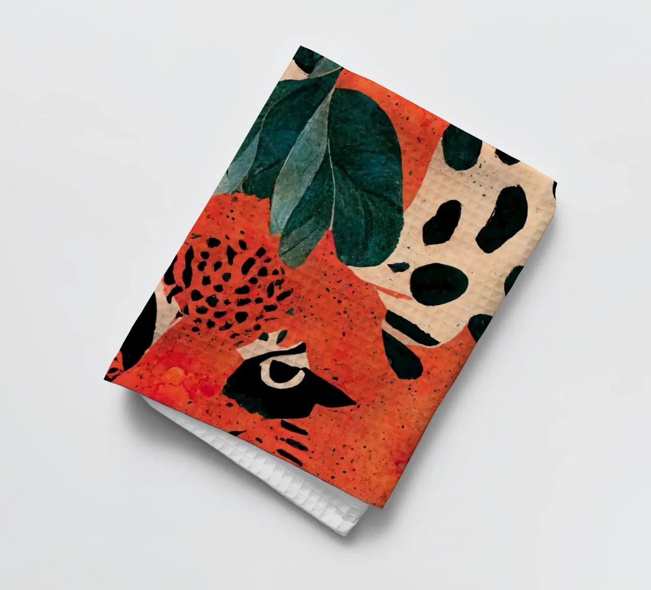 Hiding Leo canovaccio da cucina da treechild