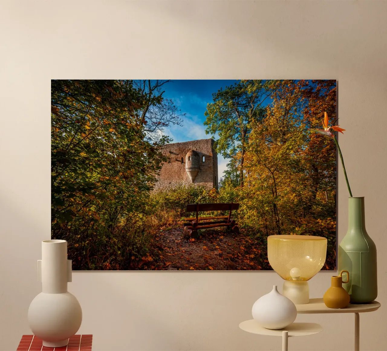 Rovine del castello di Lobdeburgo poster da Marcus Beckert | Fotografie