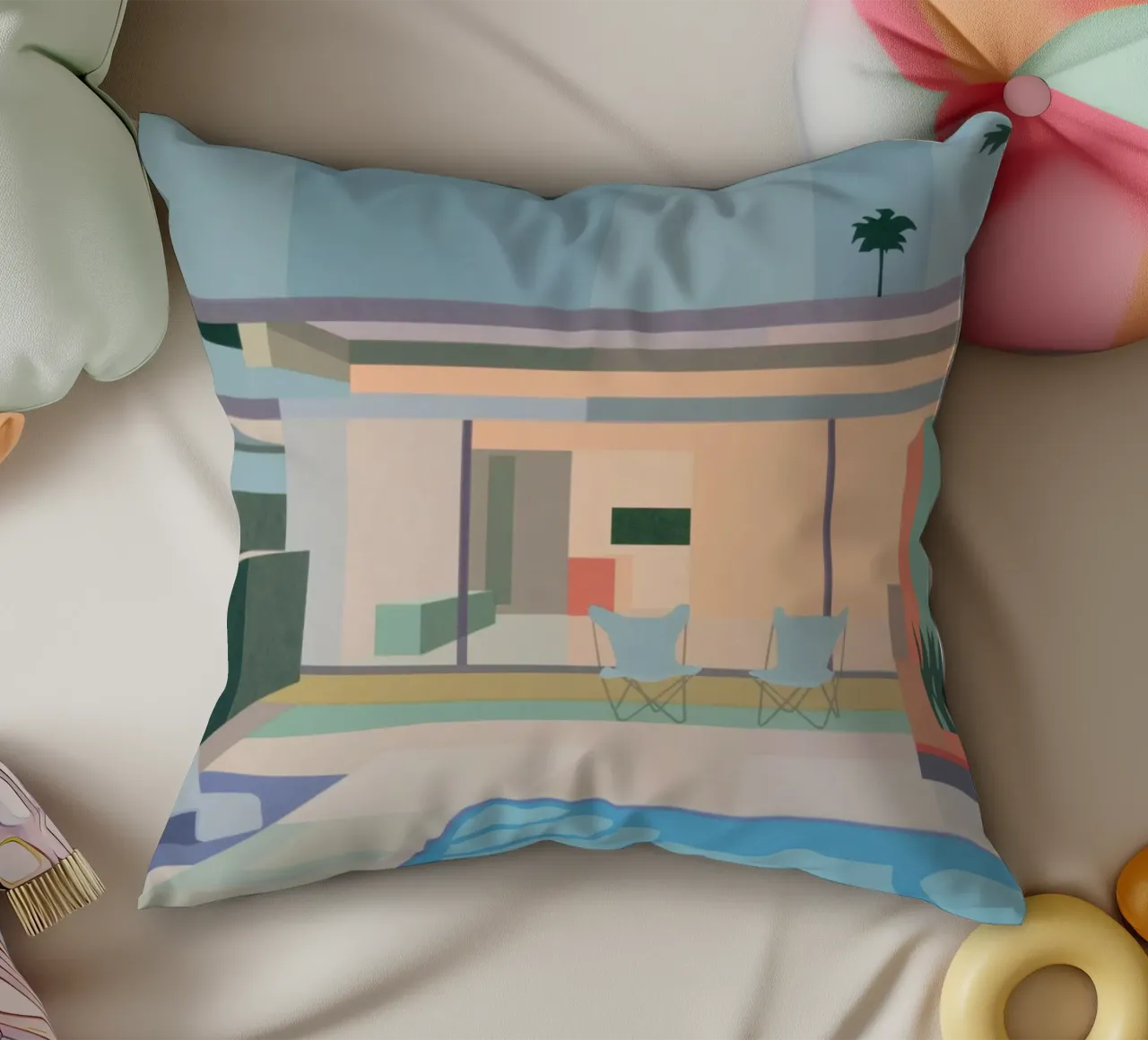 minimalist architecture cuscino da Leonard Barreiro