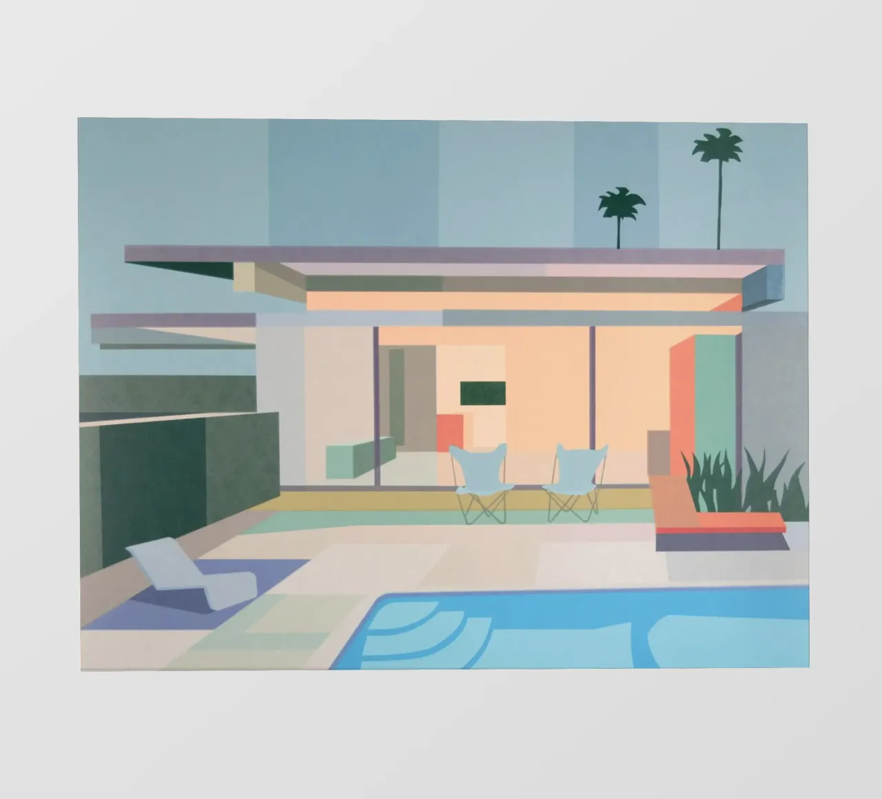 minimalist architecture telo in pvc da Leonard Barreiro