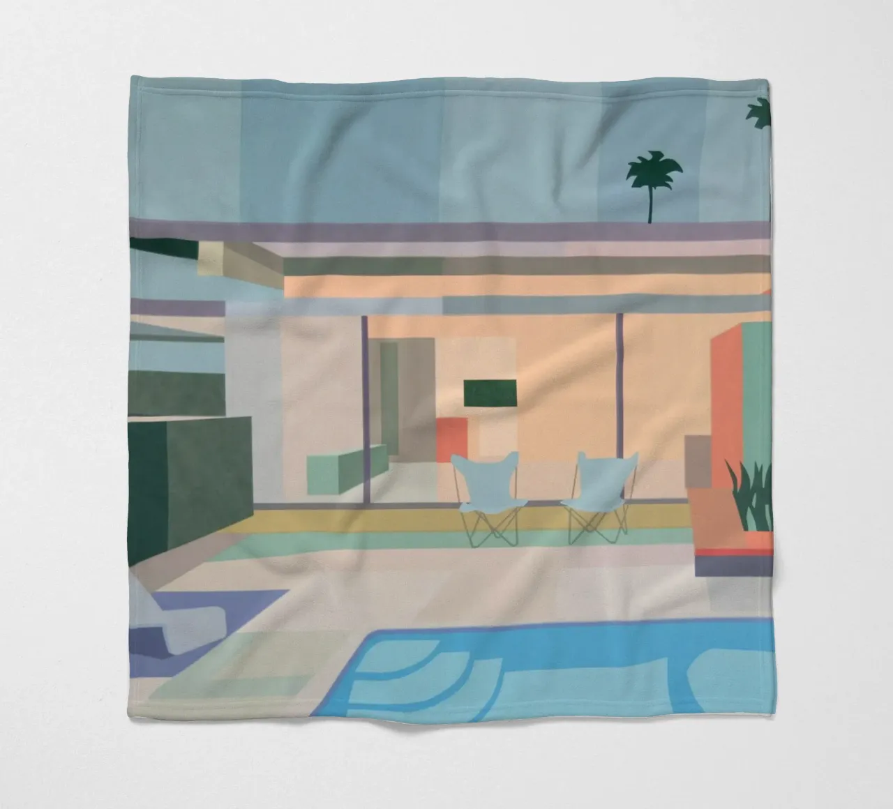 minimalist architecture coperta in pile da Leonard Barreiro