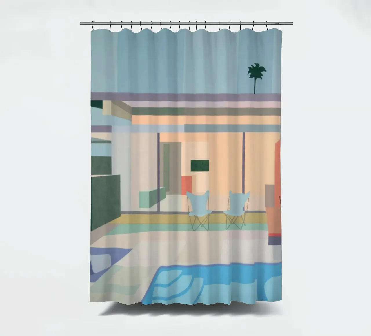 minimalist architecture tenda da doccia da Leonard Barreiro