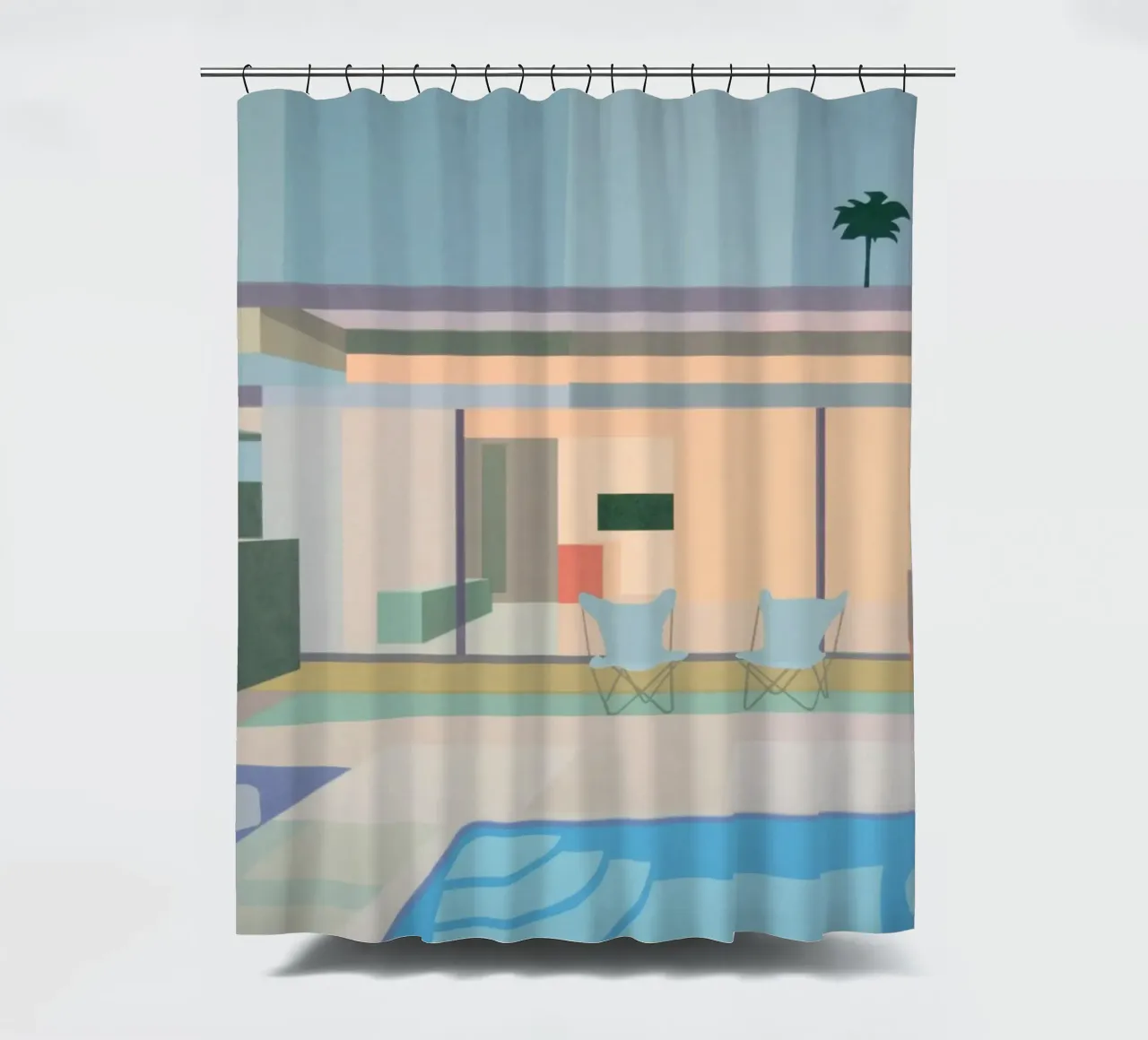 minimalist architecture tenda da doccia da Leonard Barreiro