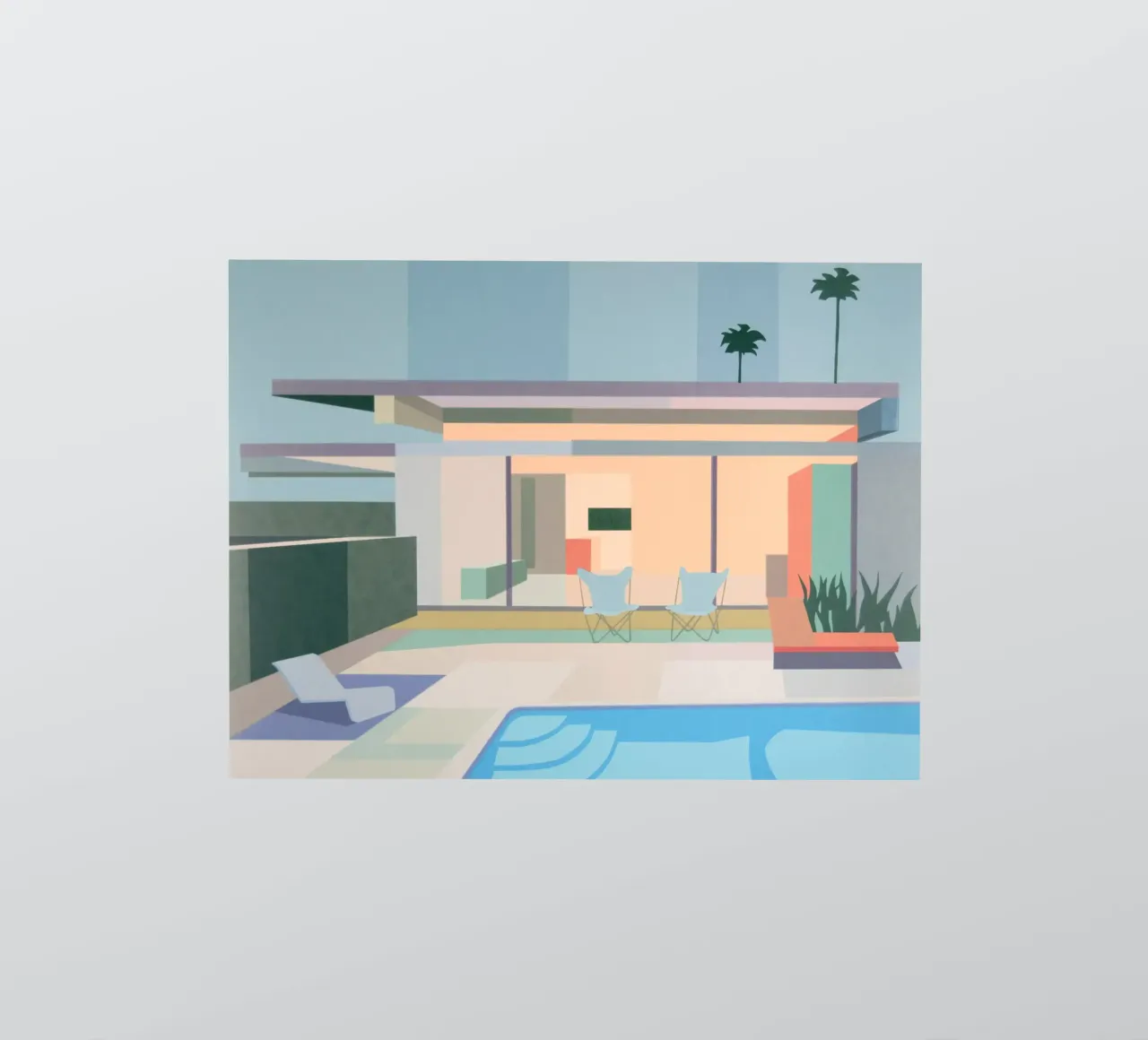 minimalist architecture adesivo da Leonard Barreiro