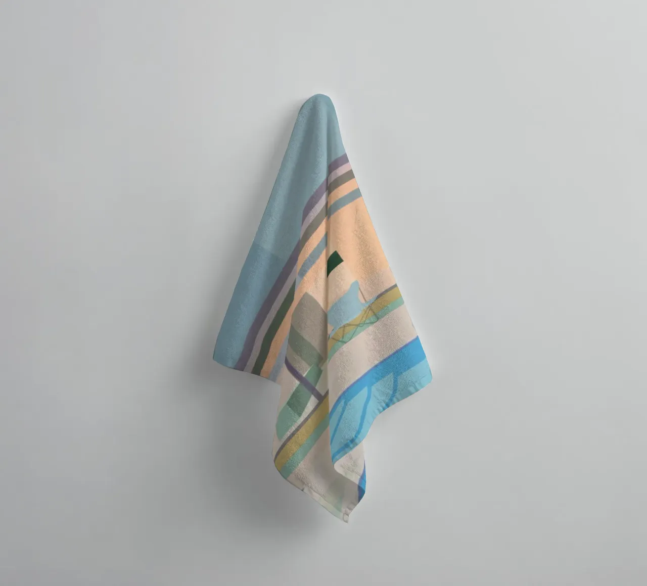minimalist architecture towel by Leonard Barreiro