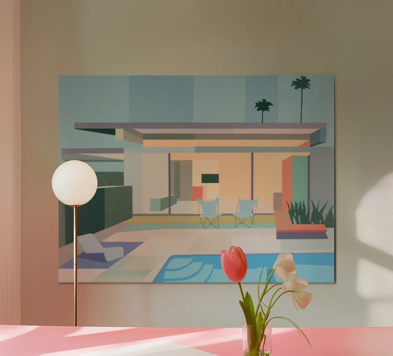 minimalist architecture poster con telaio in plastica da Leonard Barreiro