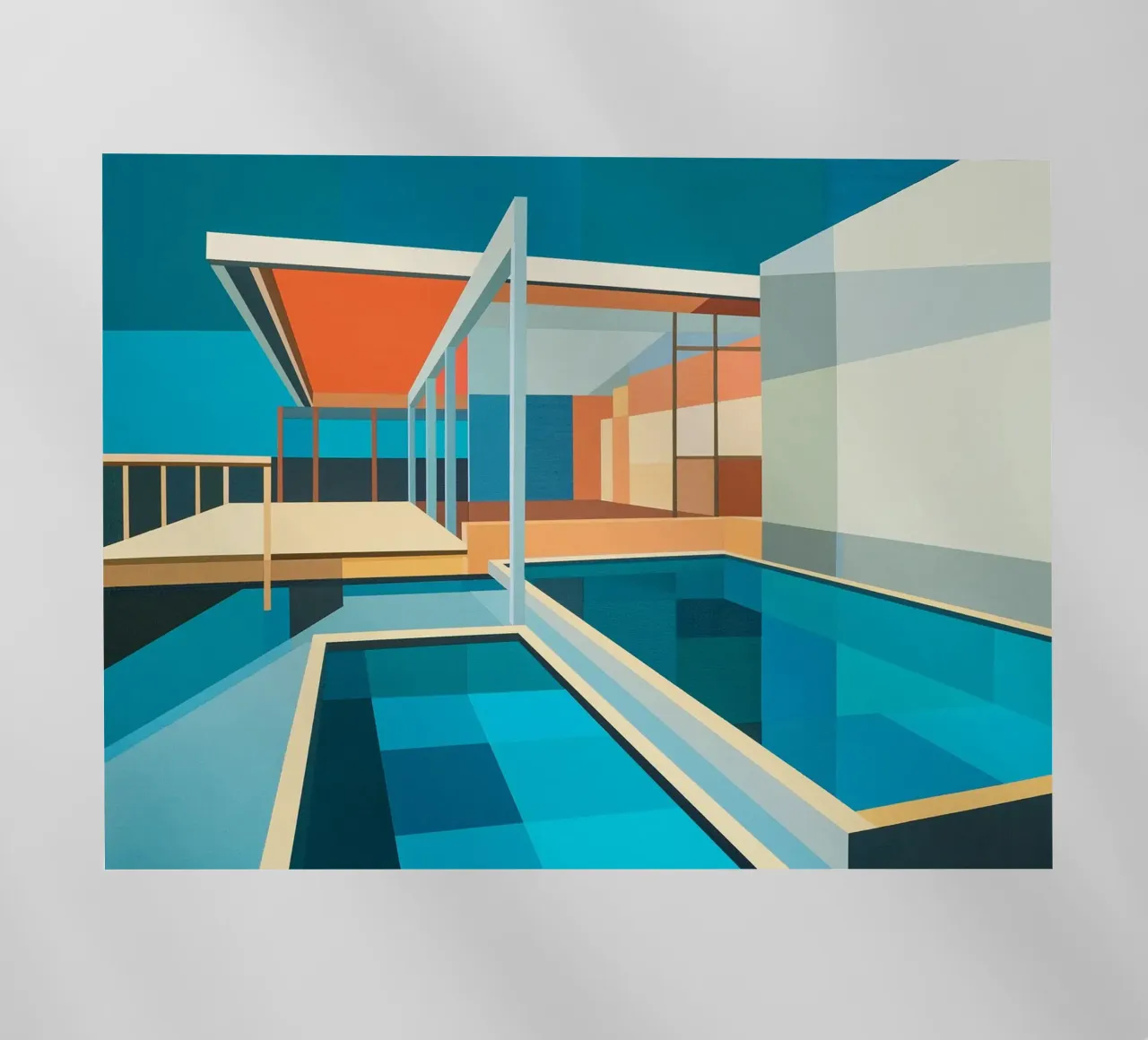Minimalist House pellicola backlit da Leonard Barreiro