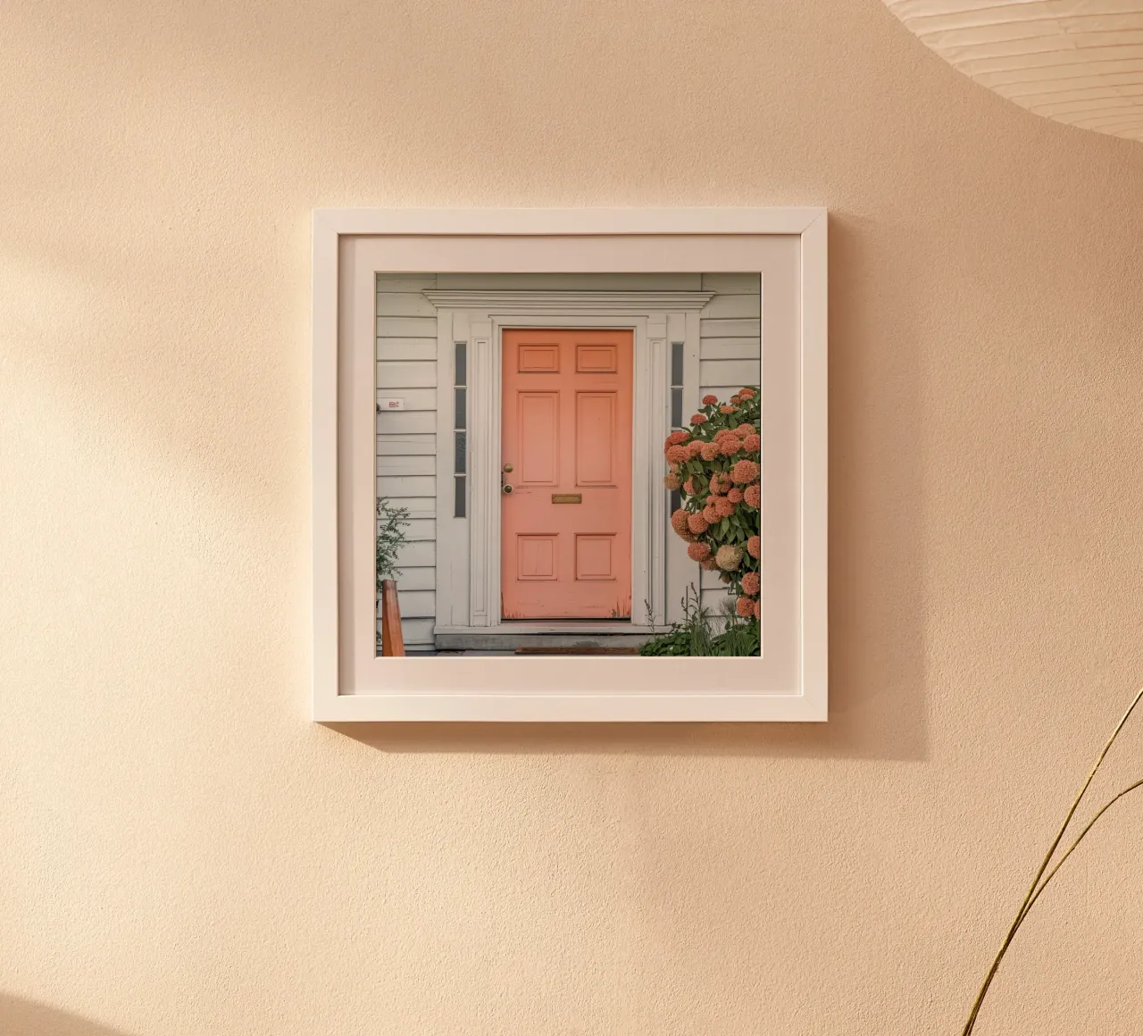 Reverie alla pesca poster con telaio in legno da StillVibe Home