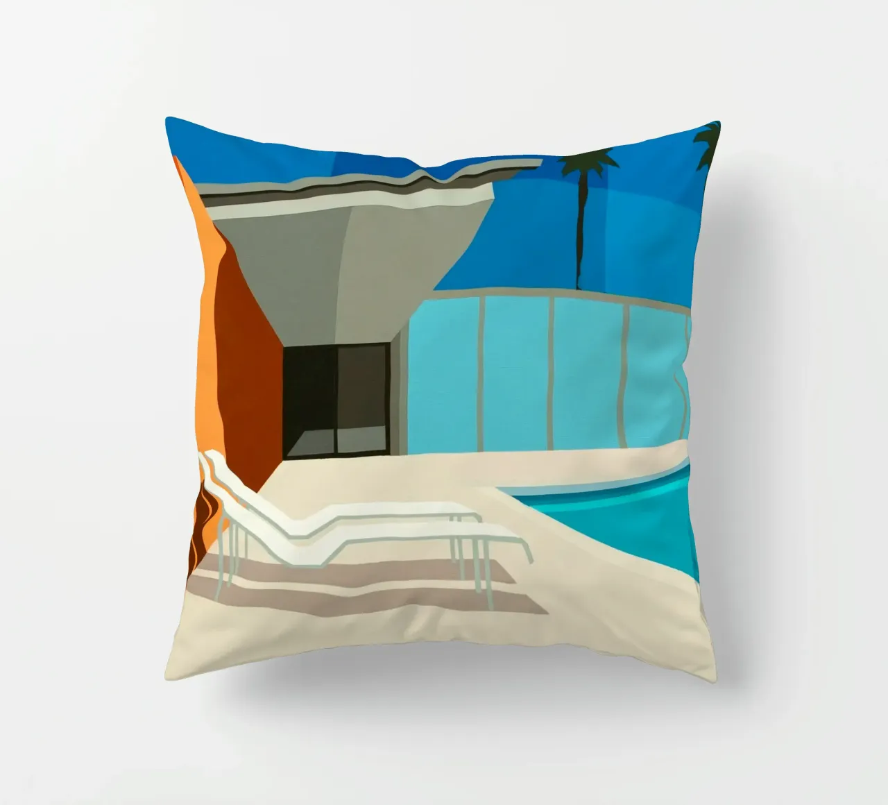 California Pool cuscino da Leonard Barreiro