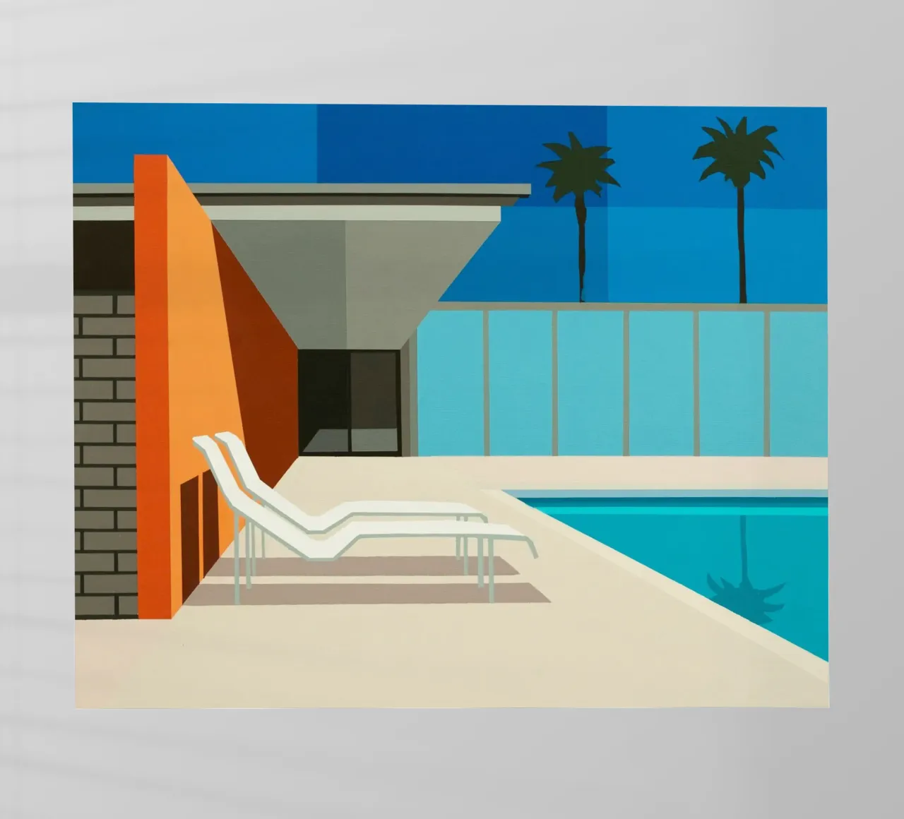 California Pool pellicola backlit da Leonard Barreiro