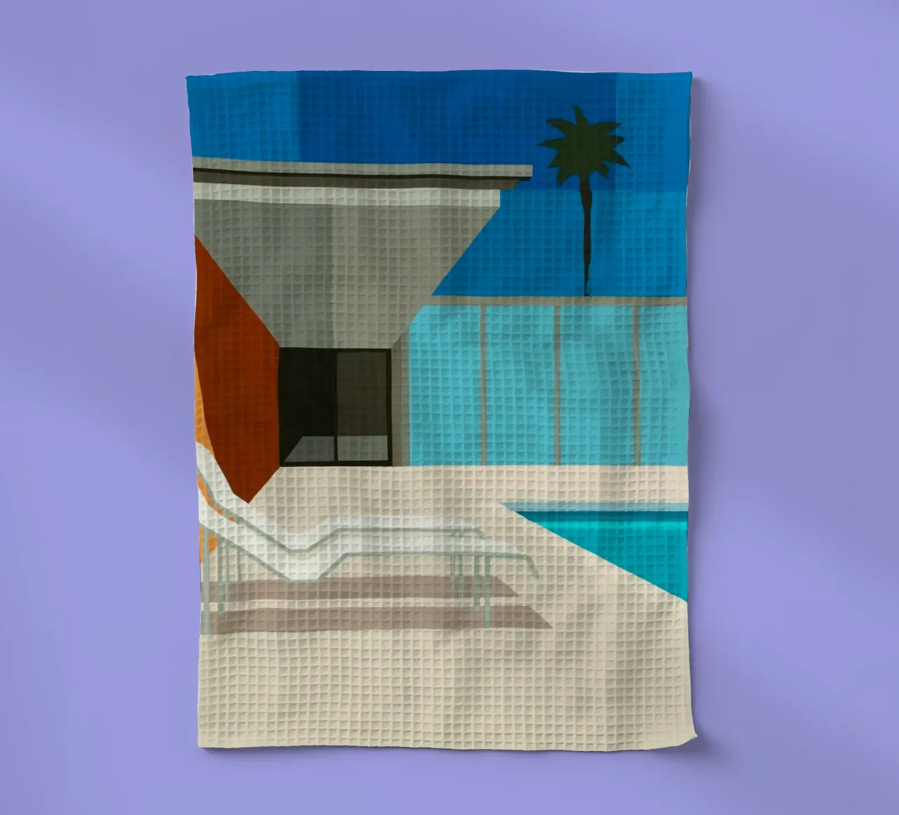 California Pool canovaccio da cucina da Leonard Barreiro