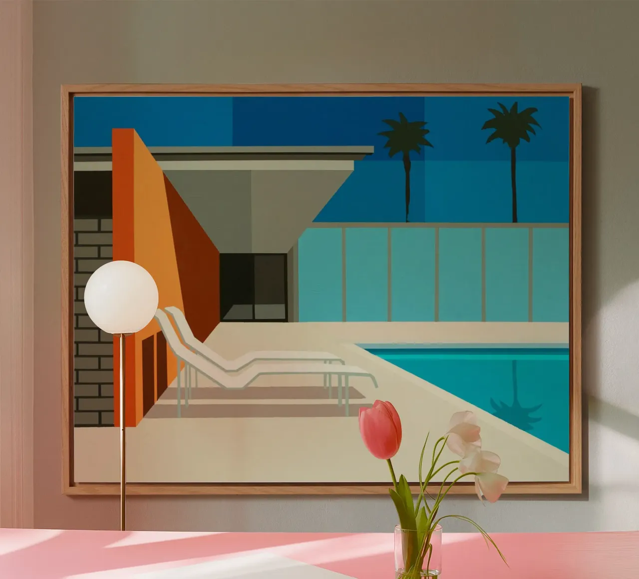 California Pool alluminio dibond da Leonard Barreiro