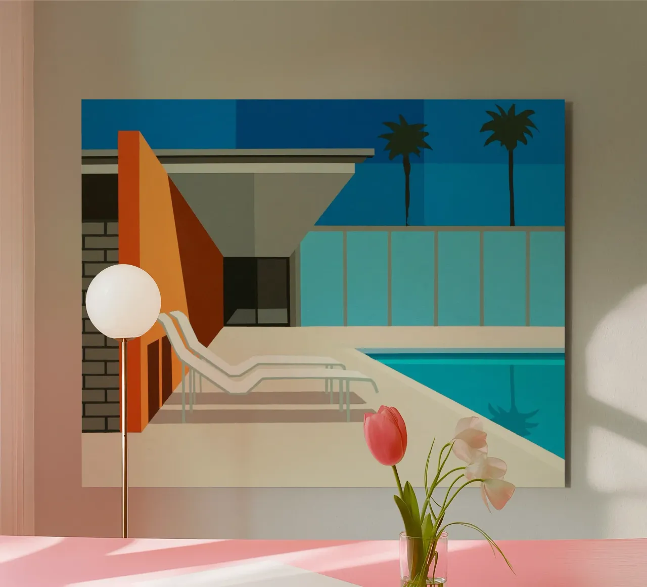 California Pool alluminio dibond da Leonard Barreiro