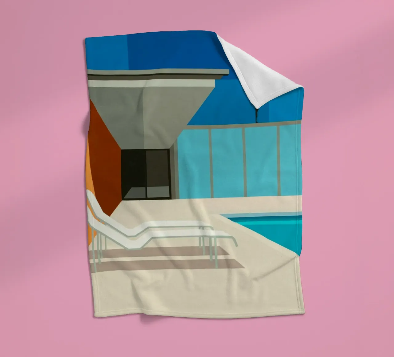 California Pool coperta in pile da Leonard Barreiro