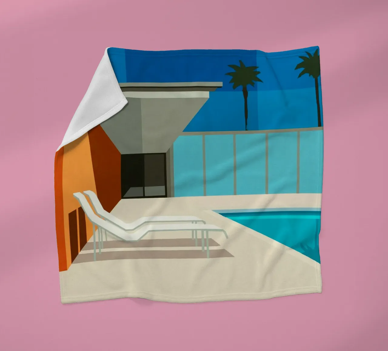 California Pool coperta in pile da Leonard Barreiro