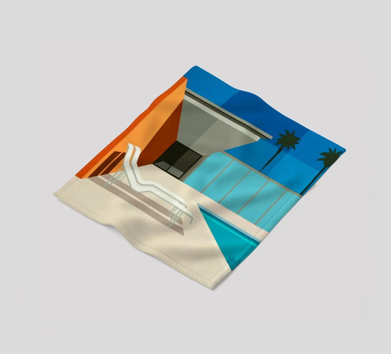 California Pool coperta in pile da Leonard Barreiro