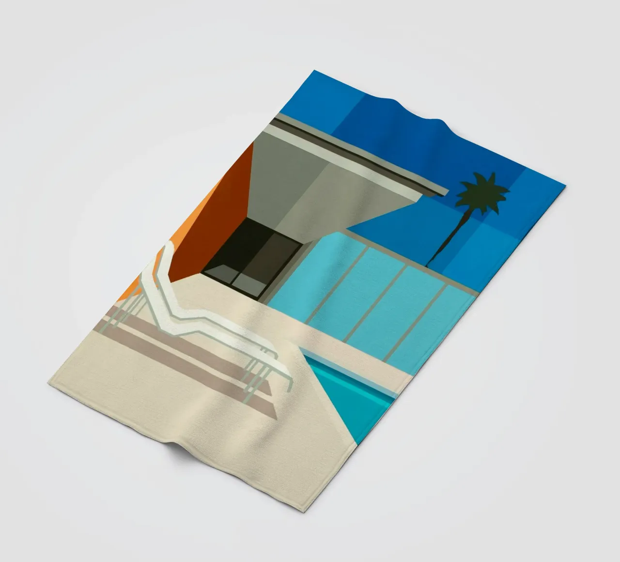 California Pool coperta in pile da Leonard Barreiro