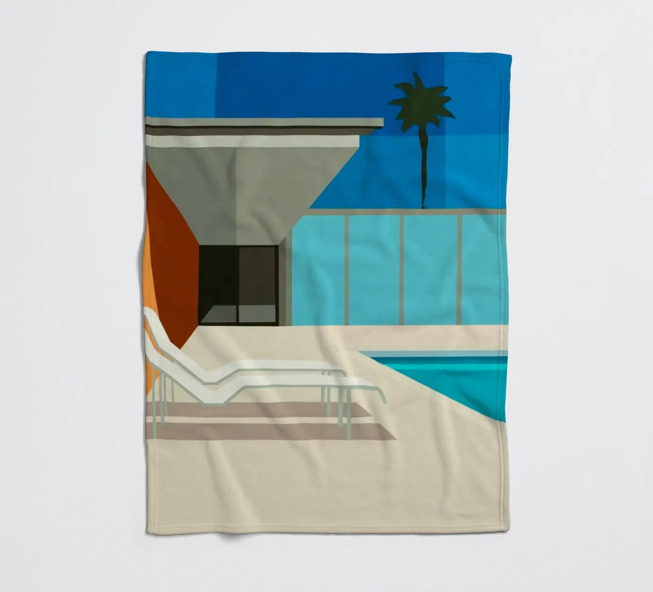 California Pool coperta in pile da Leonard Barreiro