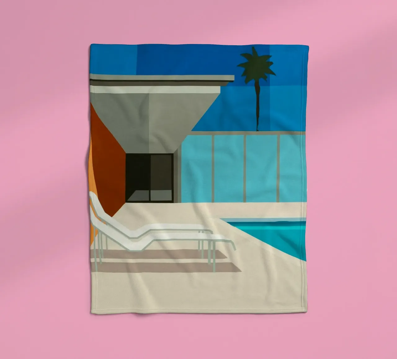 California Pool coperta in pile da Leonard Barreiro