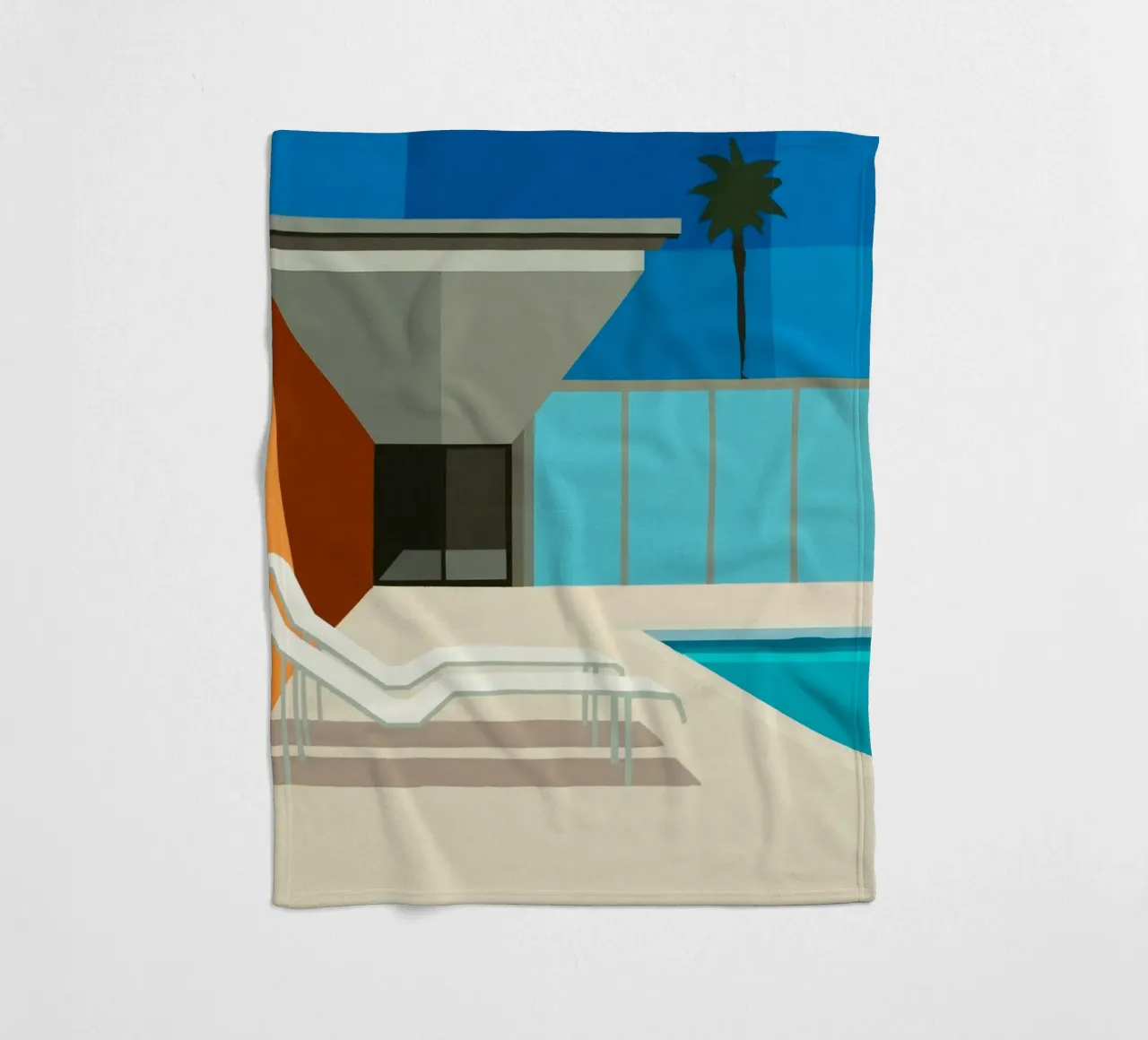 California Pool coperta in pile da Leonard Barreiro
