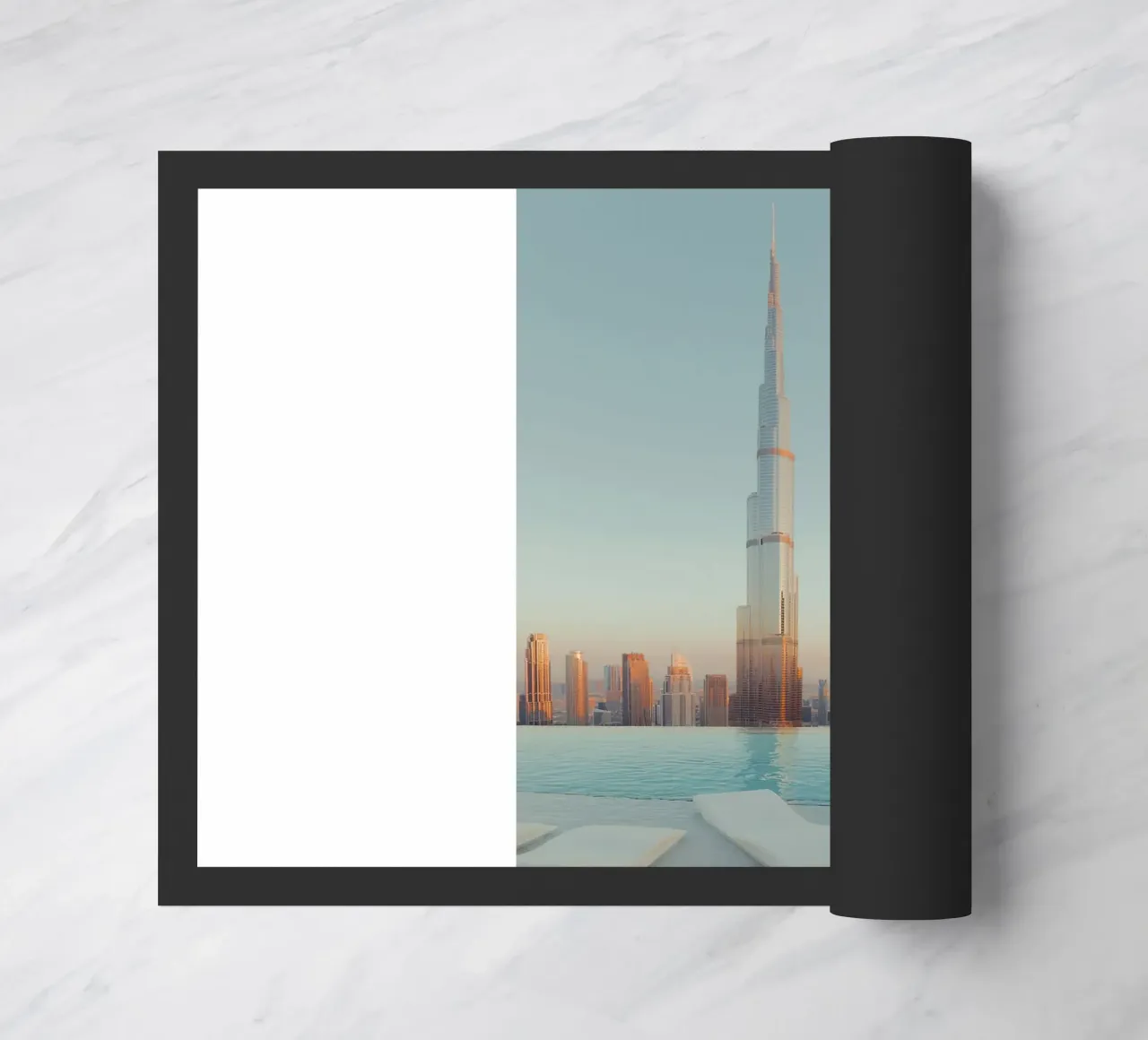 Burj Khalifa And Infinity Pool zerbino da robertmotoiart