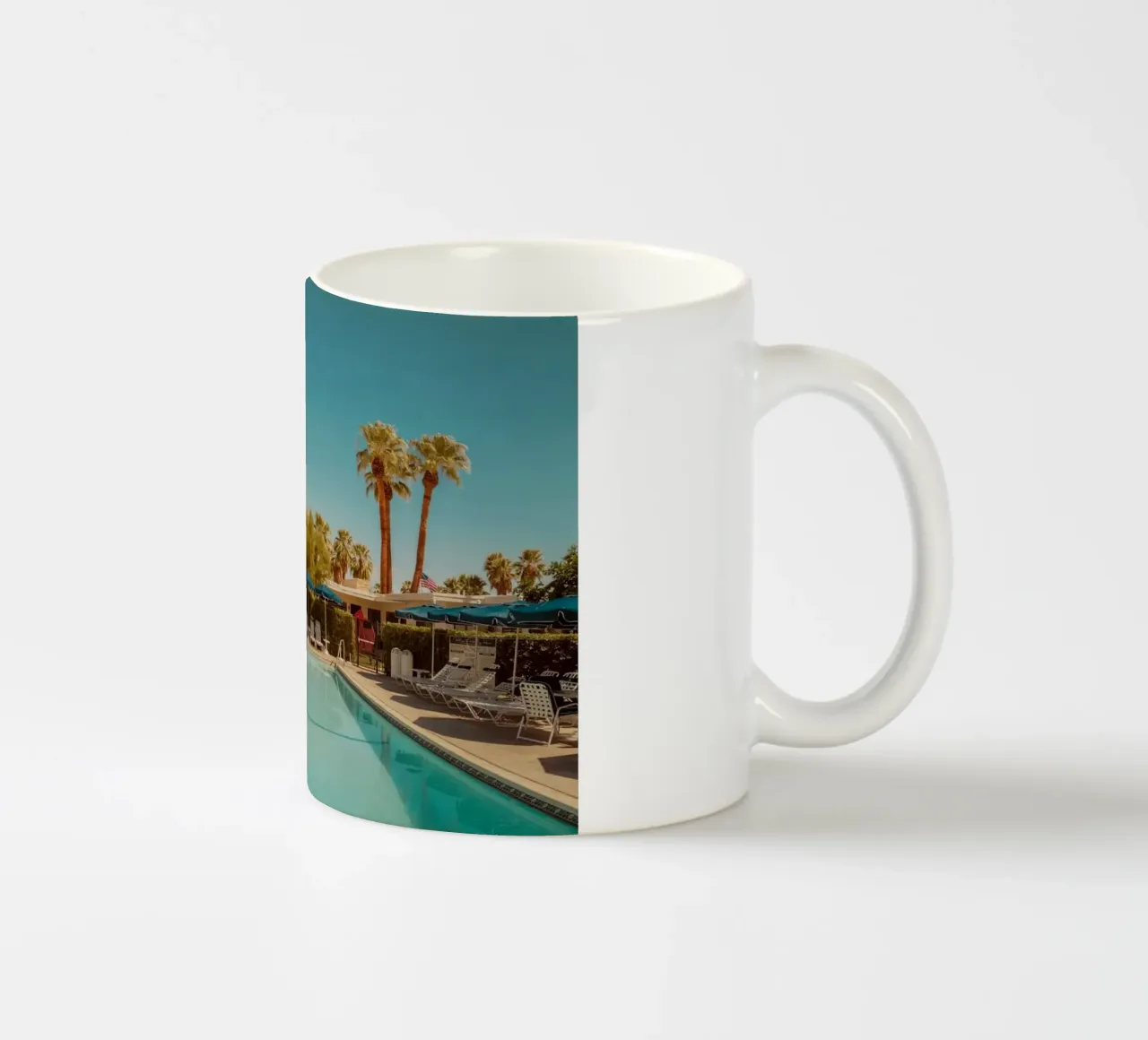 Palm Springs Desert Pool tazza in ceramica da robertmotoiart