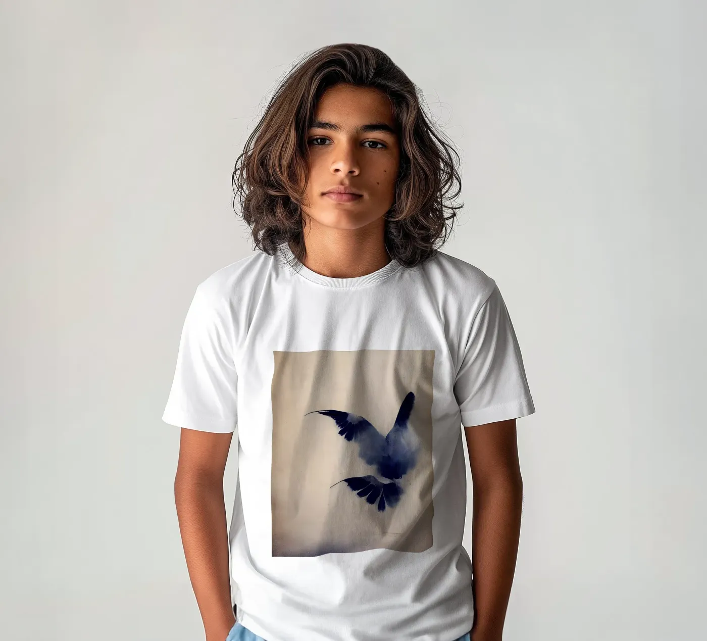 Indigo Bird t-shirt bambini da treechild
