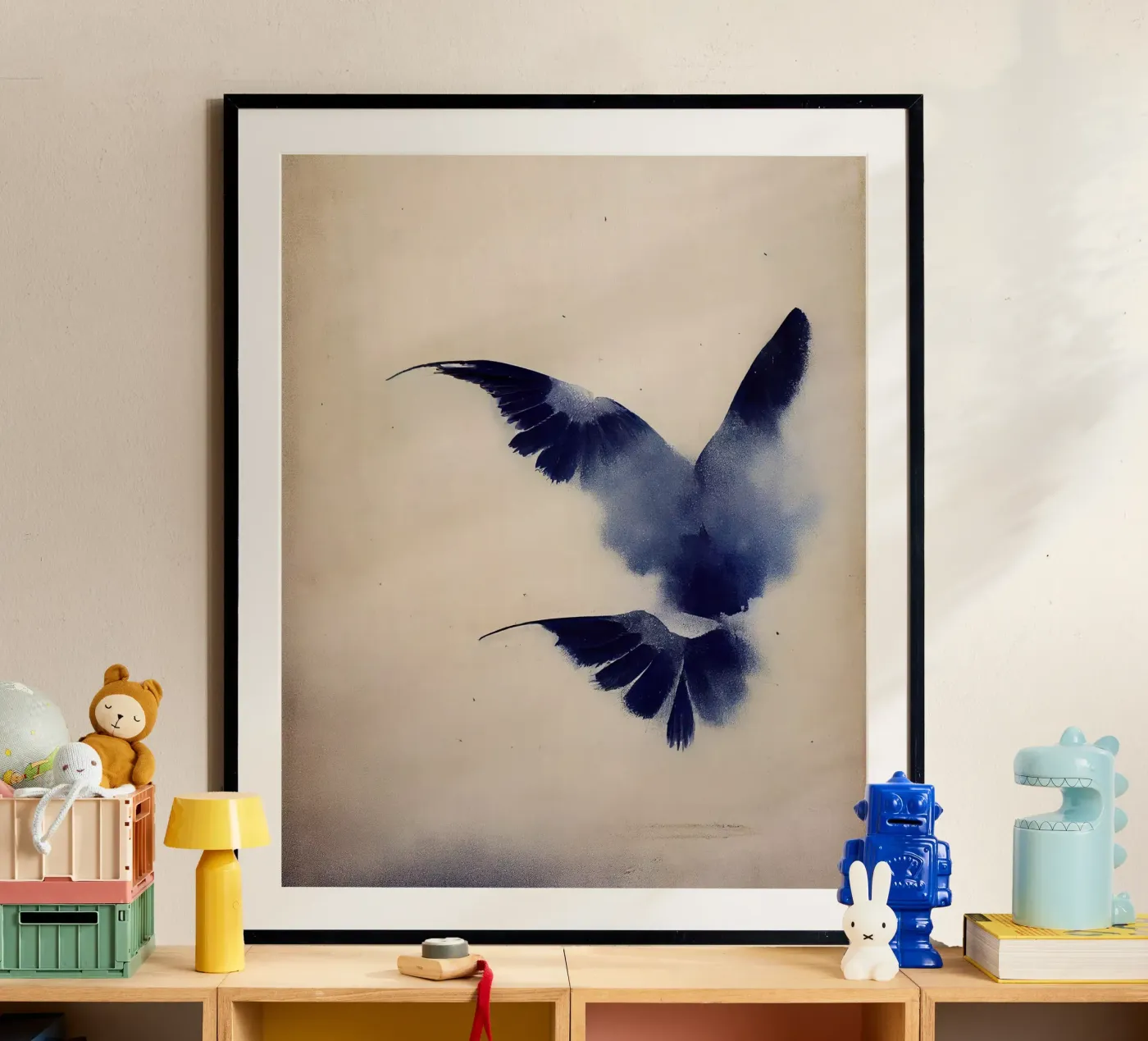 Indigo Bird Poster von treechild