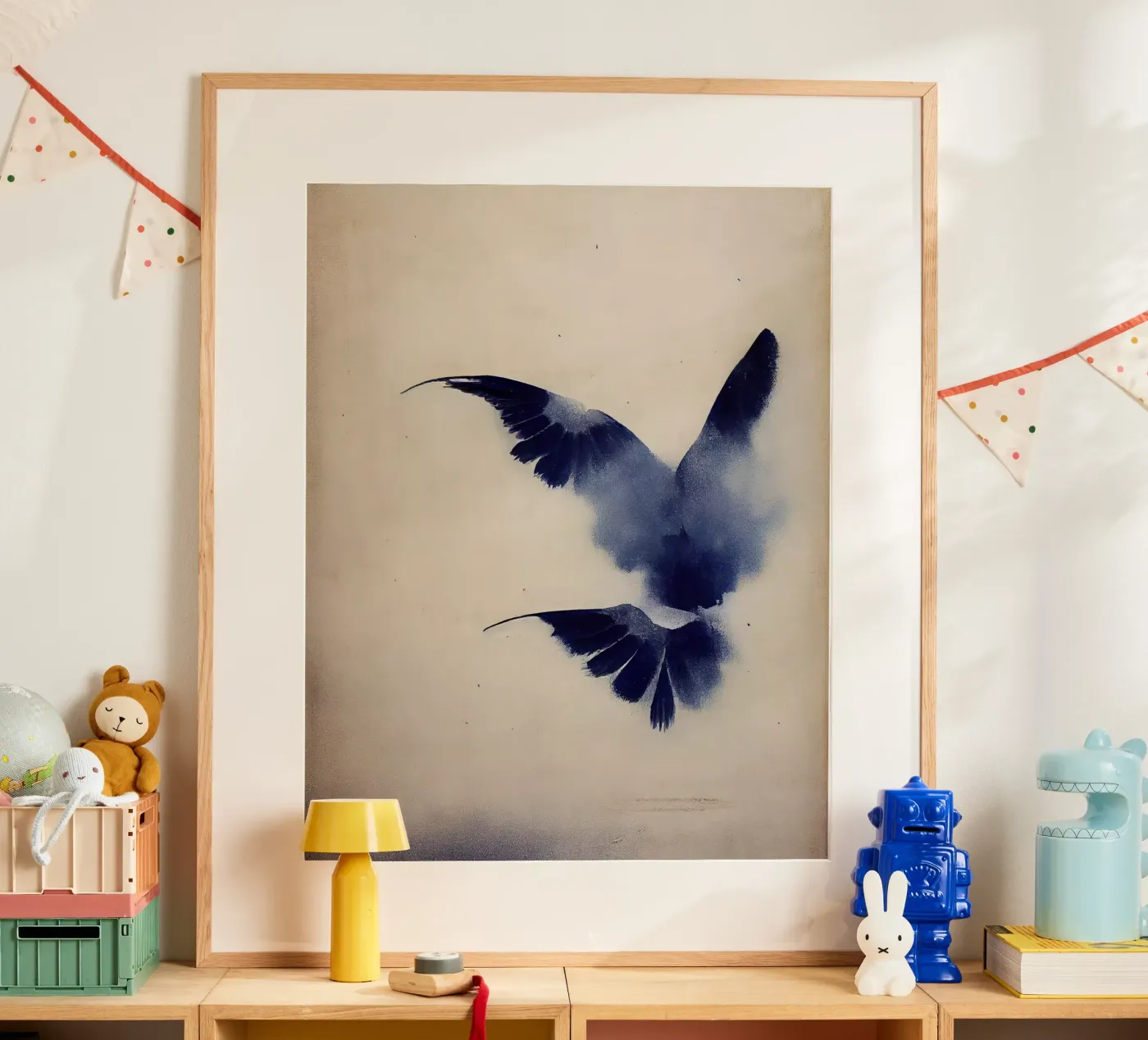Indigo Bird Poster von treechild