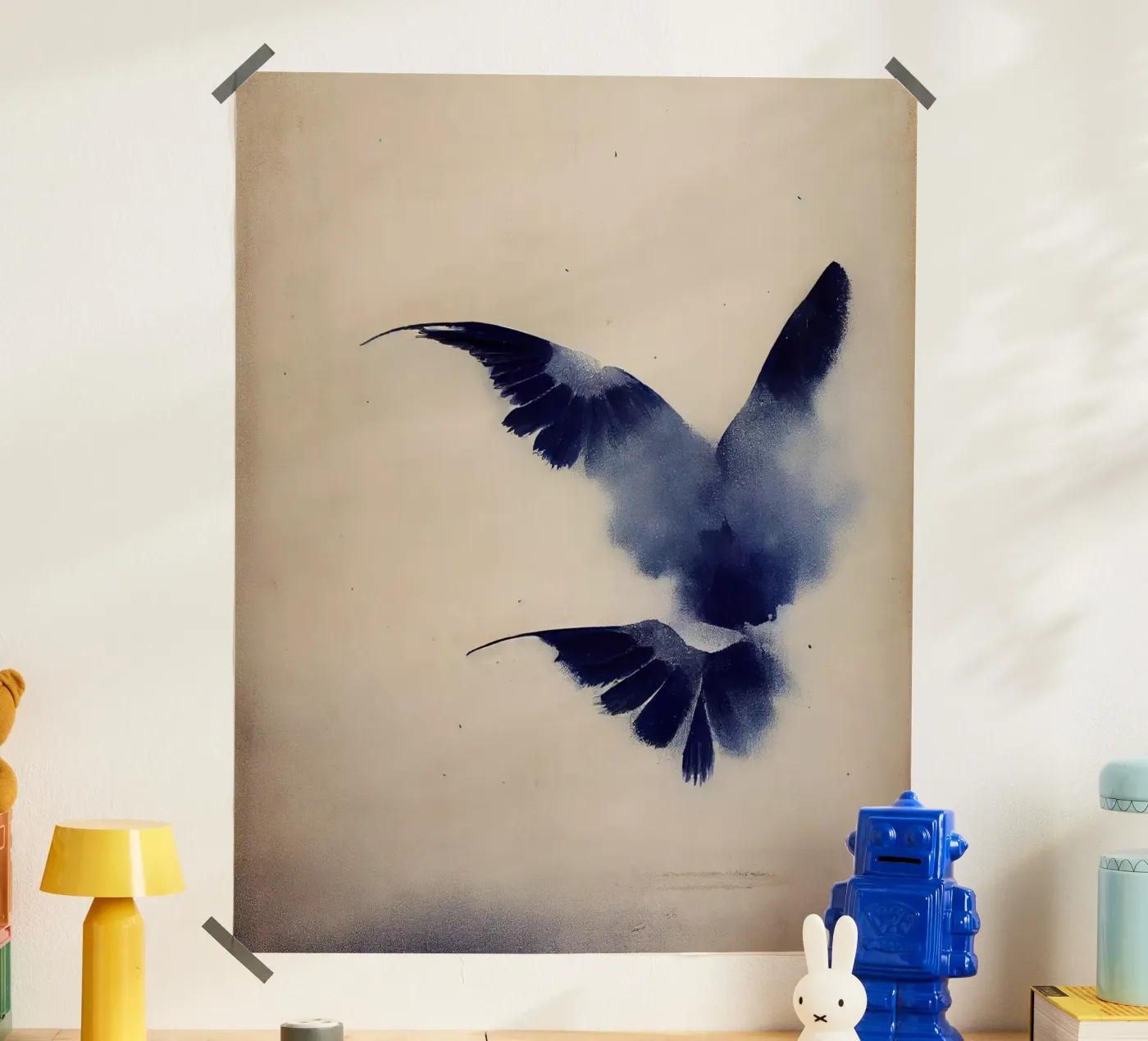 Indigo Bird Poster von treechild