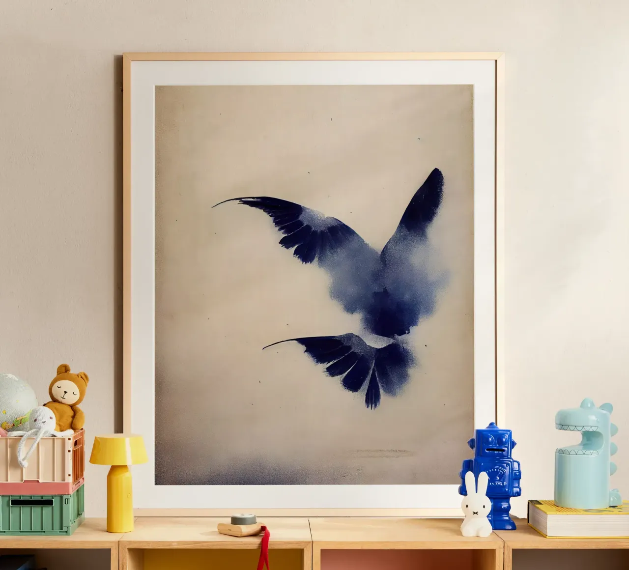 Indigo Bird poster by treechild