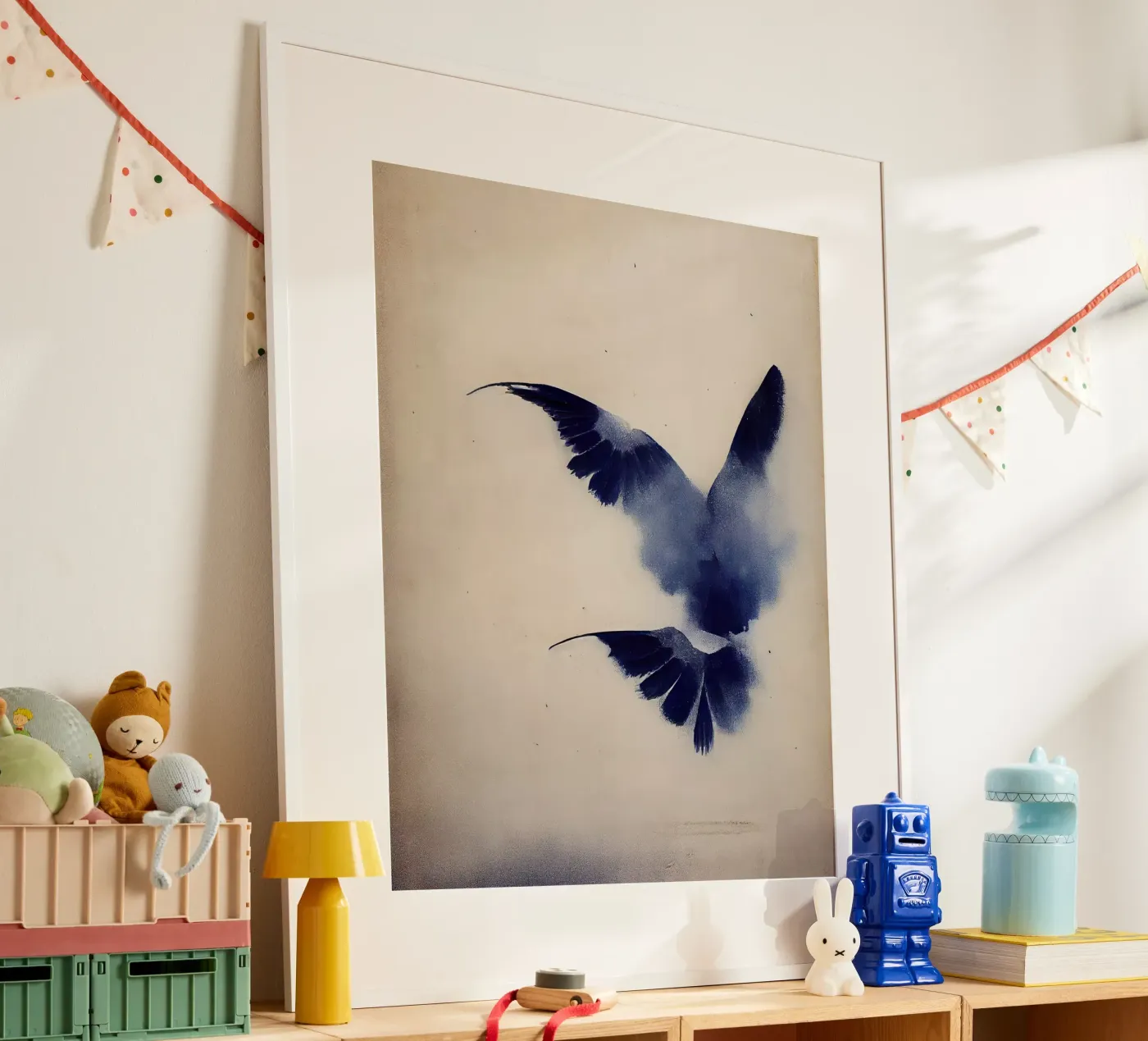 Indigo Bird Poster von treechild