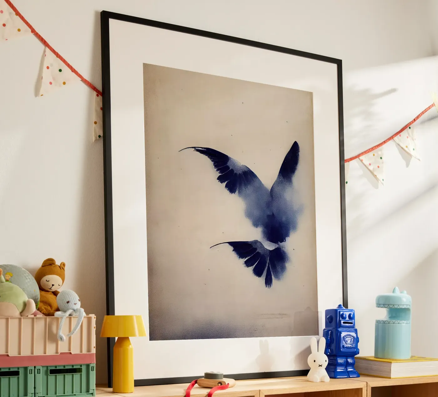 Indigo Bird Poster von treechild