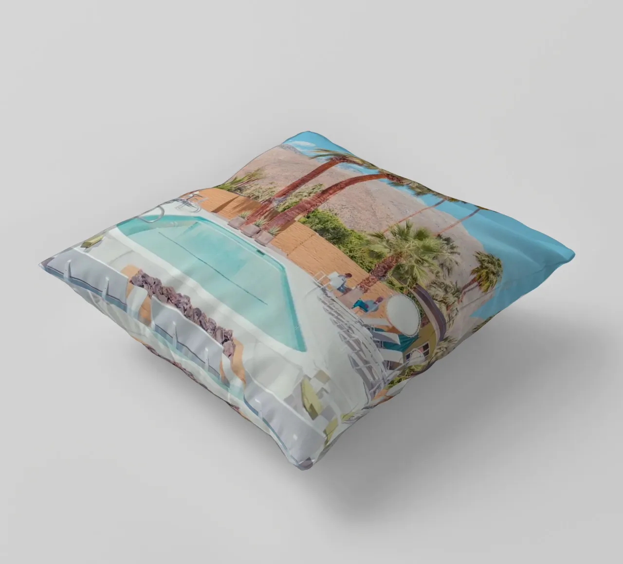 Quiet Pool Palm Springs cuscino da lennytravers