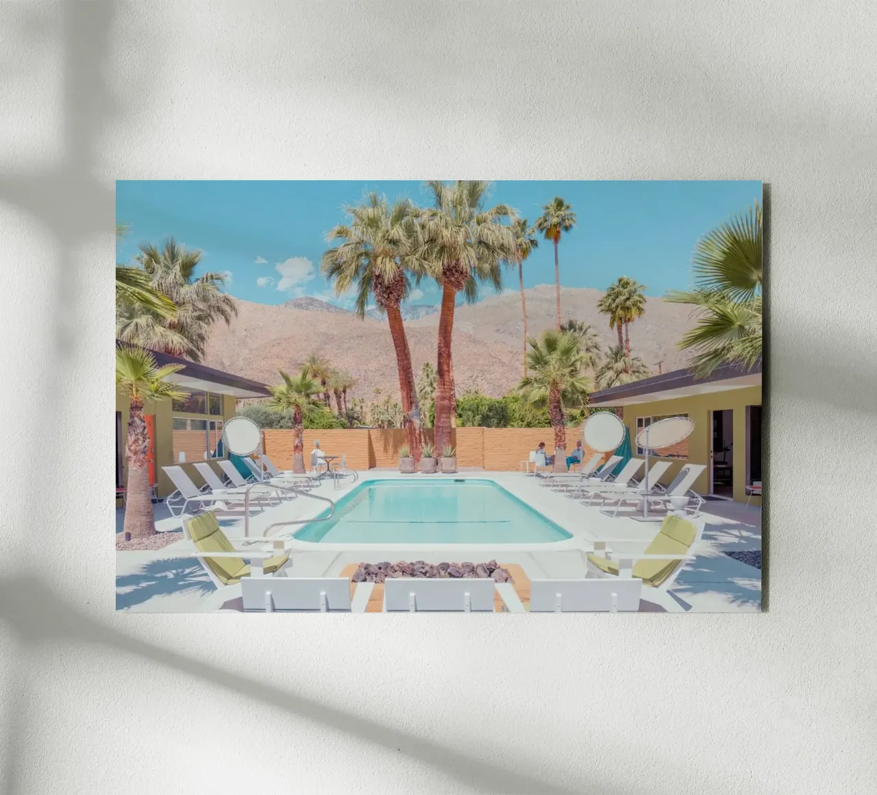 Quiet Pool Palm Springs alluminio dibond da lennytravers