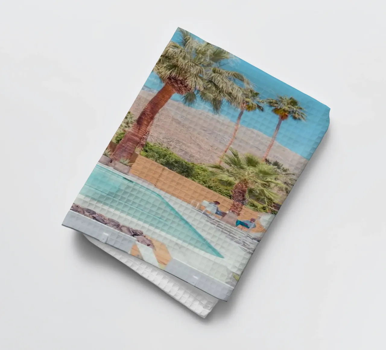 Quiet Pool Palm Springs canovaccio da cucina da lennytravers