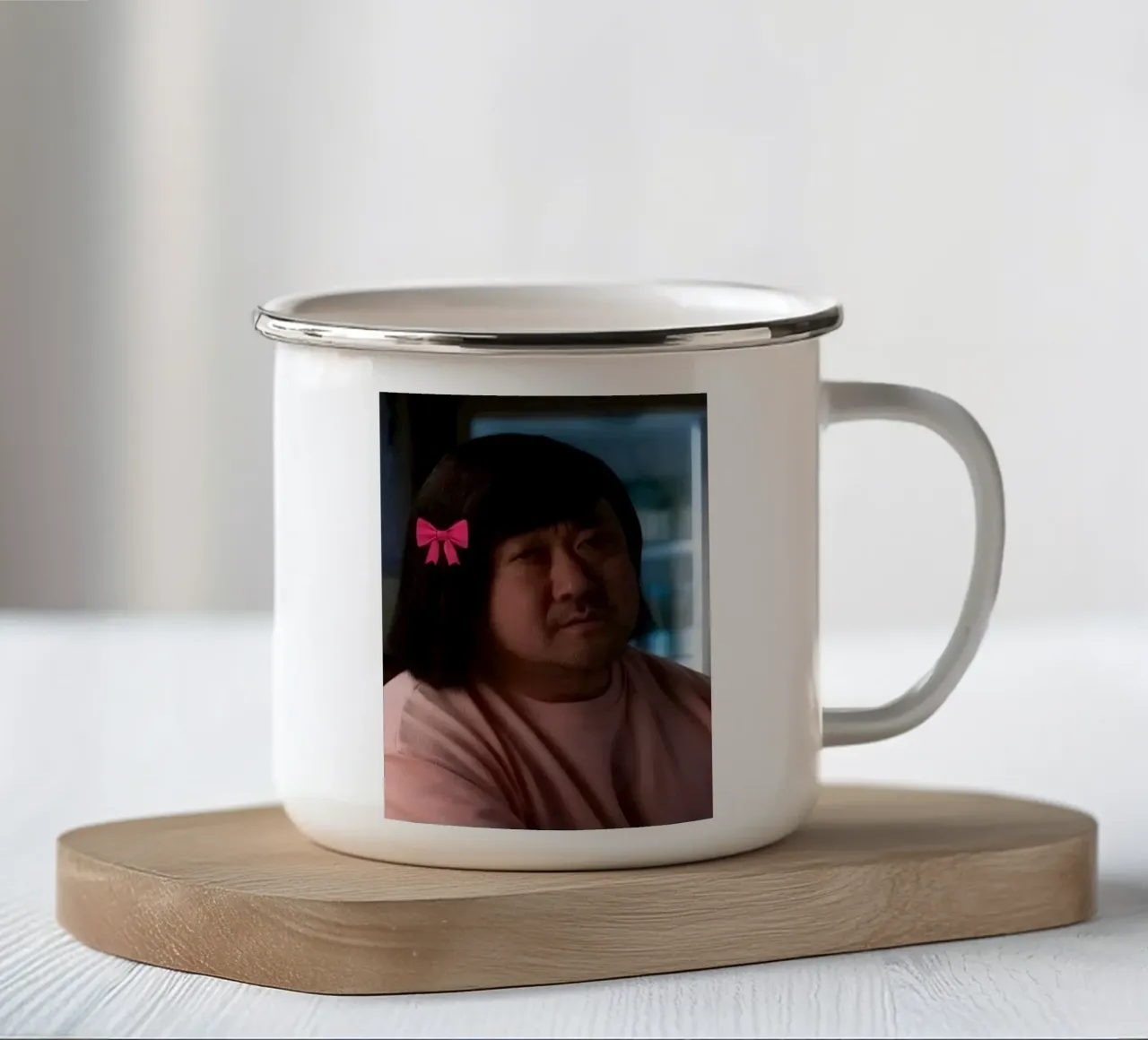 meme Dong seok tazza in smalto da Low poly art