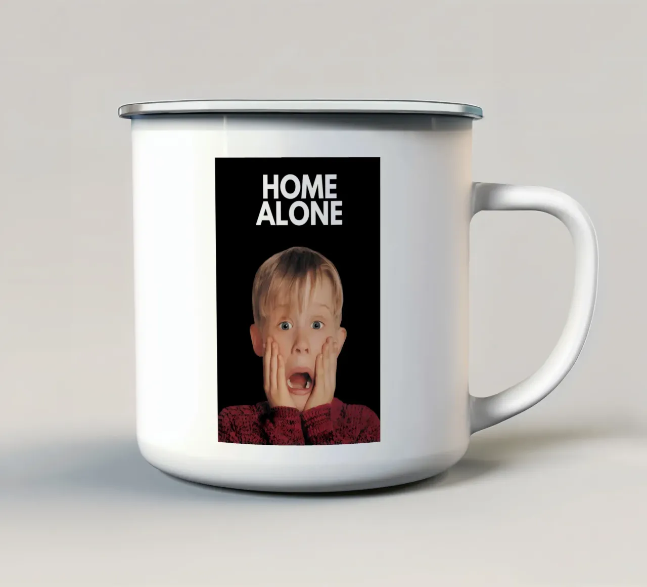 Home Alone tazza in smalto da Low poly art