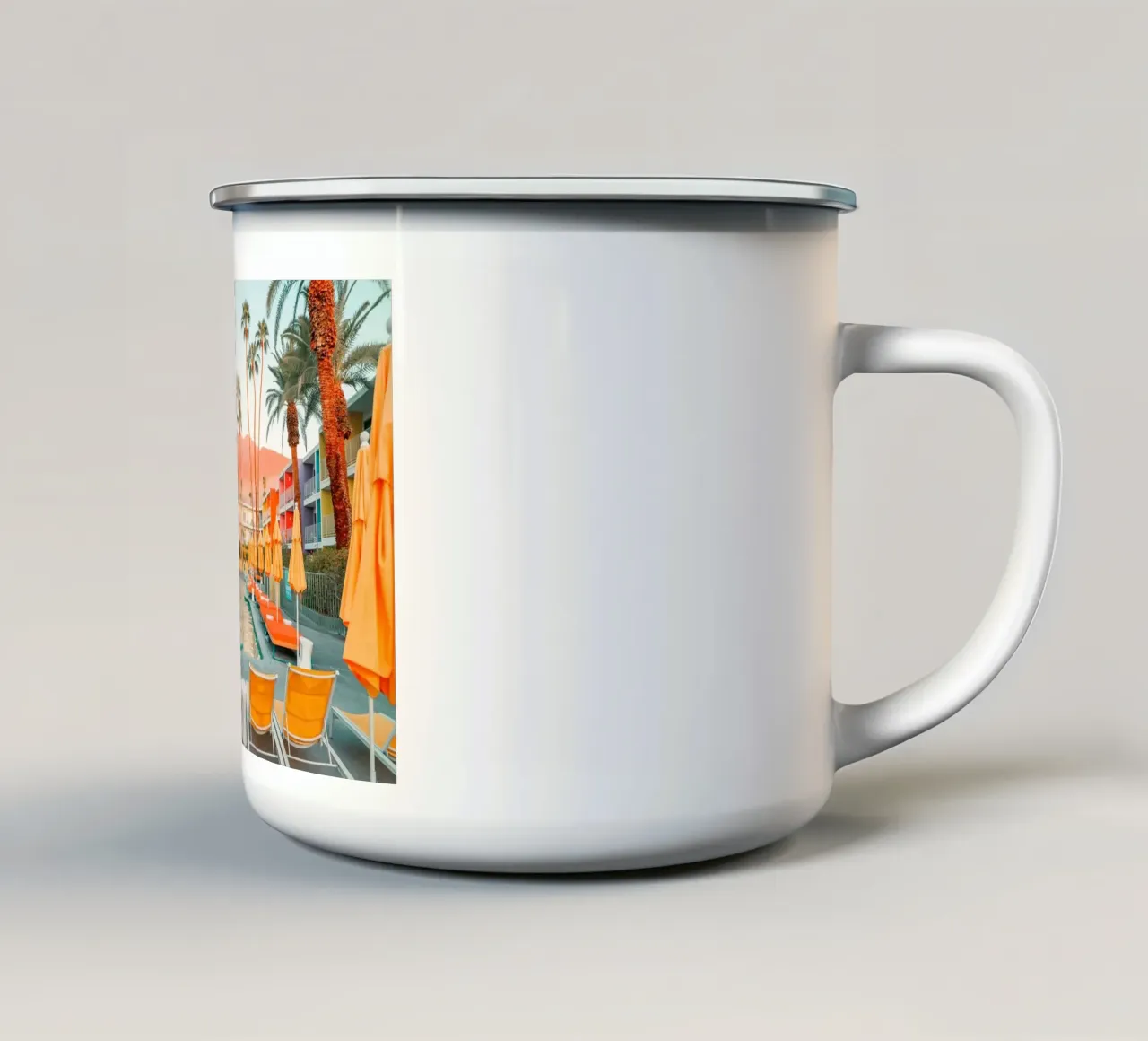 The Saguaro Palm Springs tazza in smalto da lennytravers