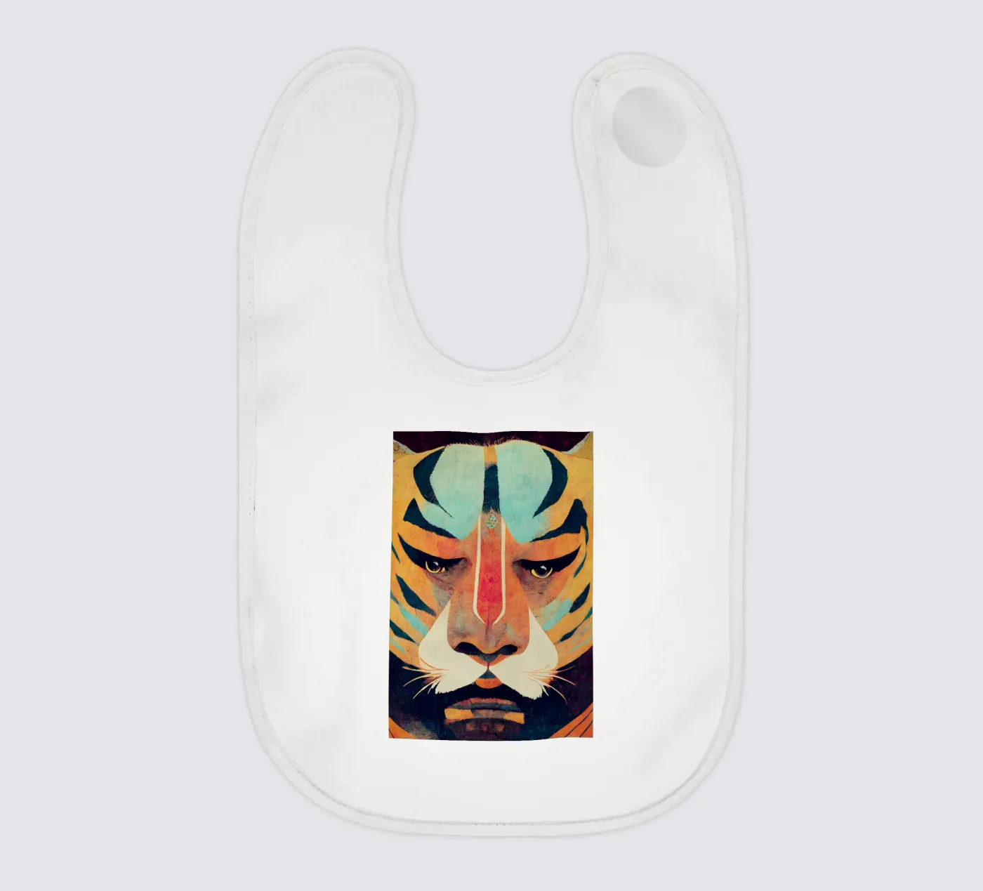 Big Tiger baby bib by treechild