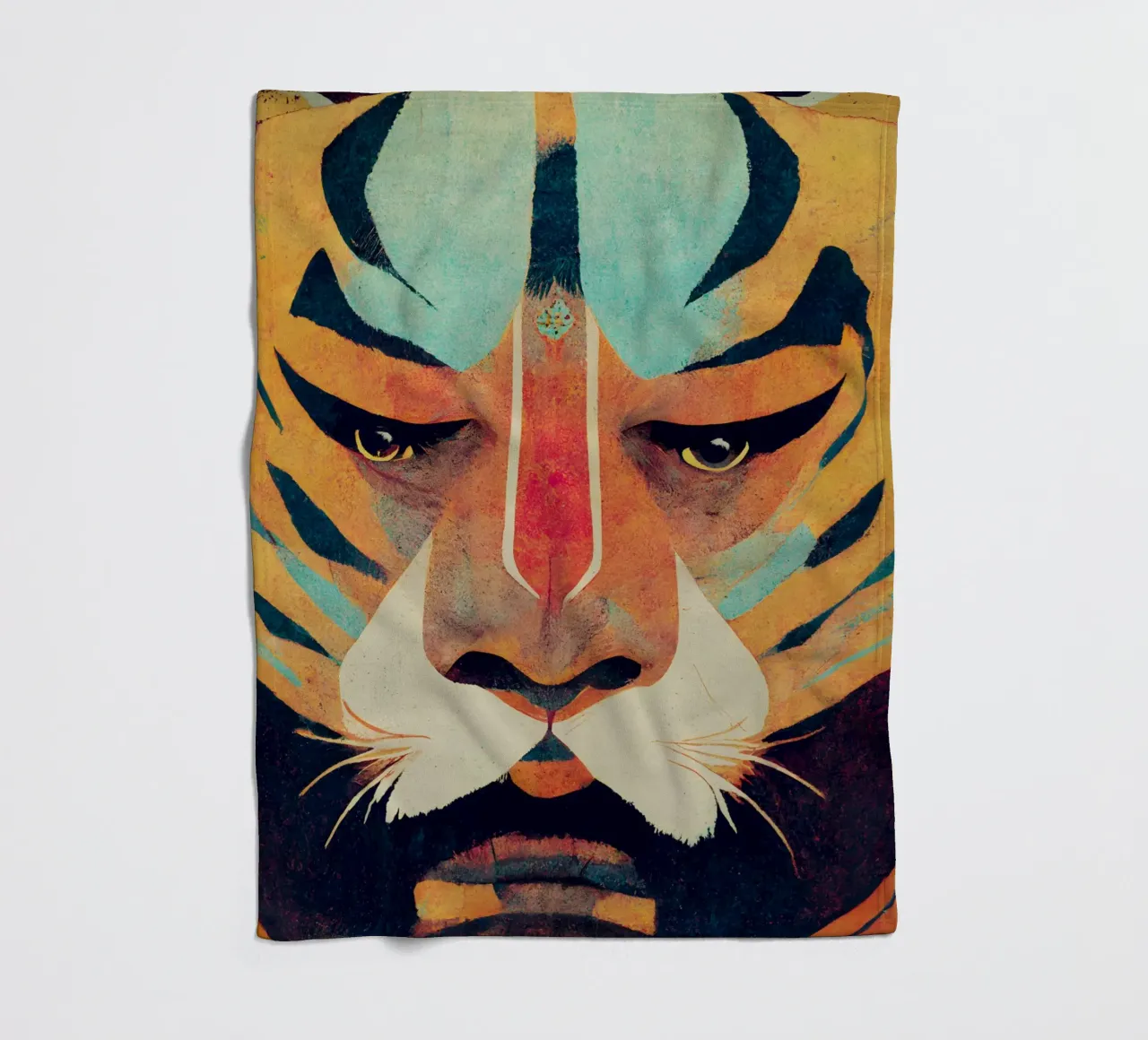 Big Tiger coperta in pile da treechild