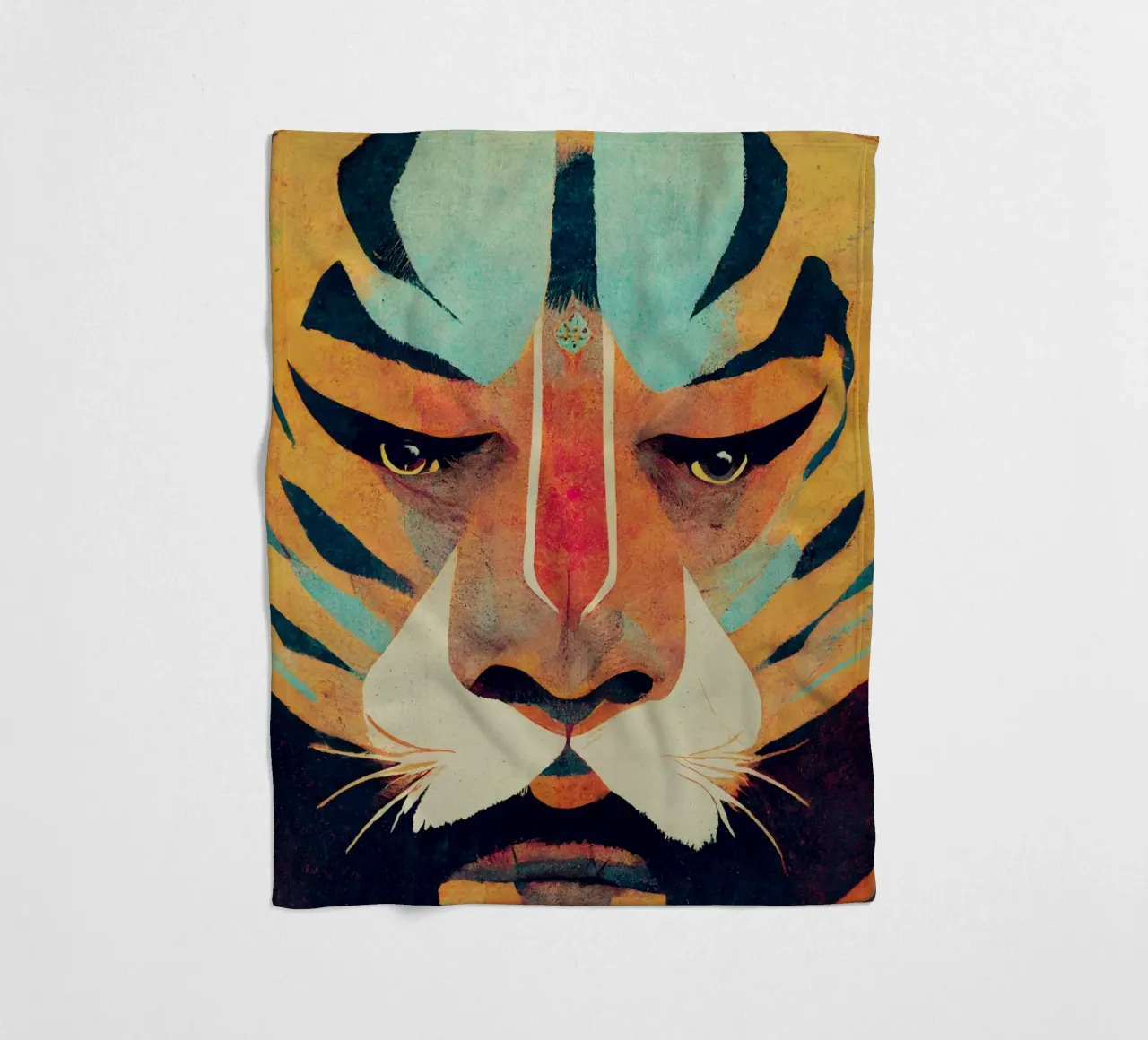 Big Tiger coperta in pile da treechild