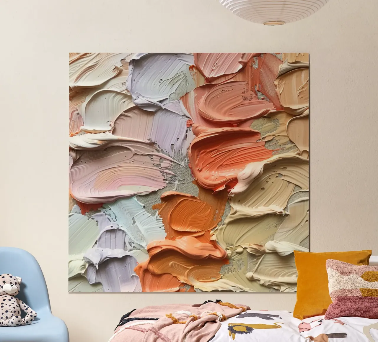 Reverie alla pesca poster con telaio in alluminio da StillVibe Home