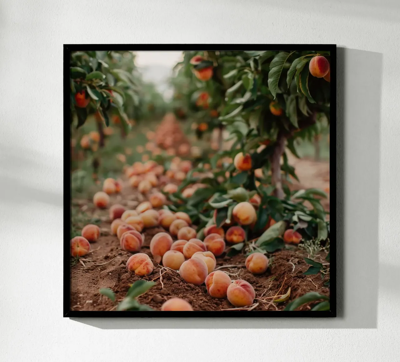 Frutti caduti poster con telaio in plastica da StillVibe Home
