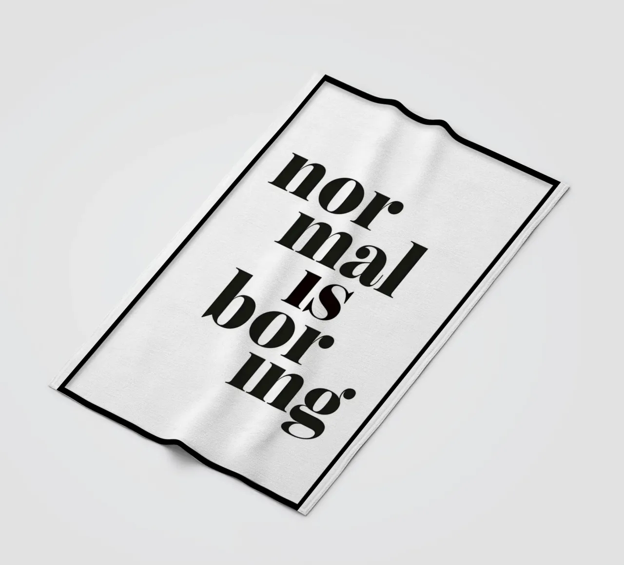 normaal is saai fleecedeken van art quots shop