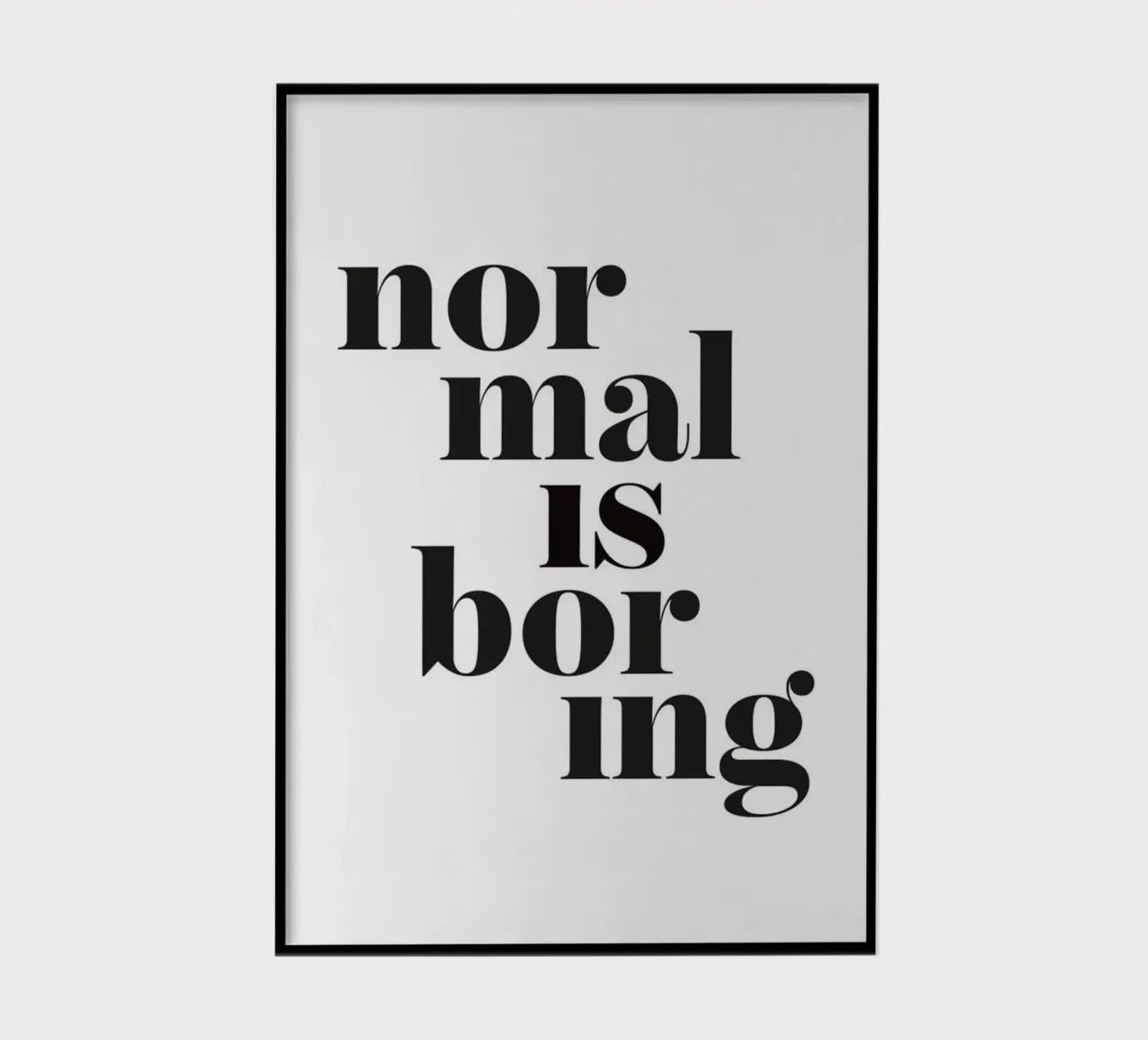 normal is boring notebook by art quots shop