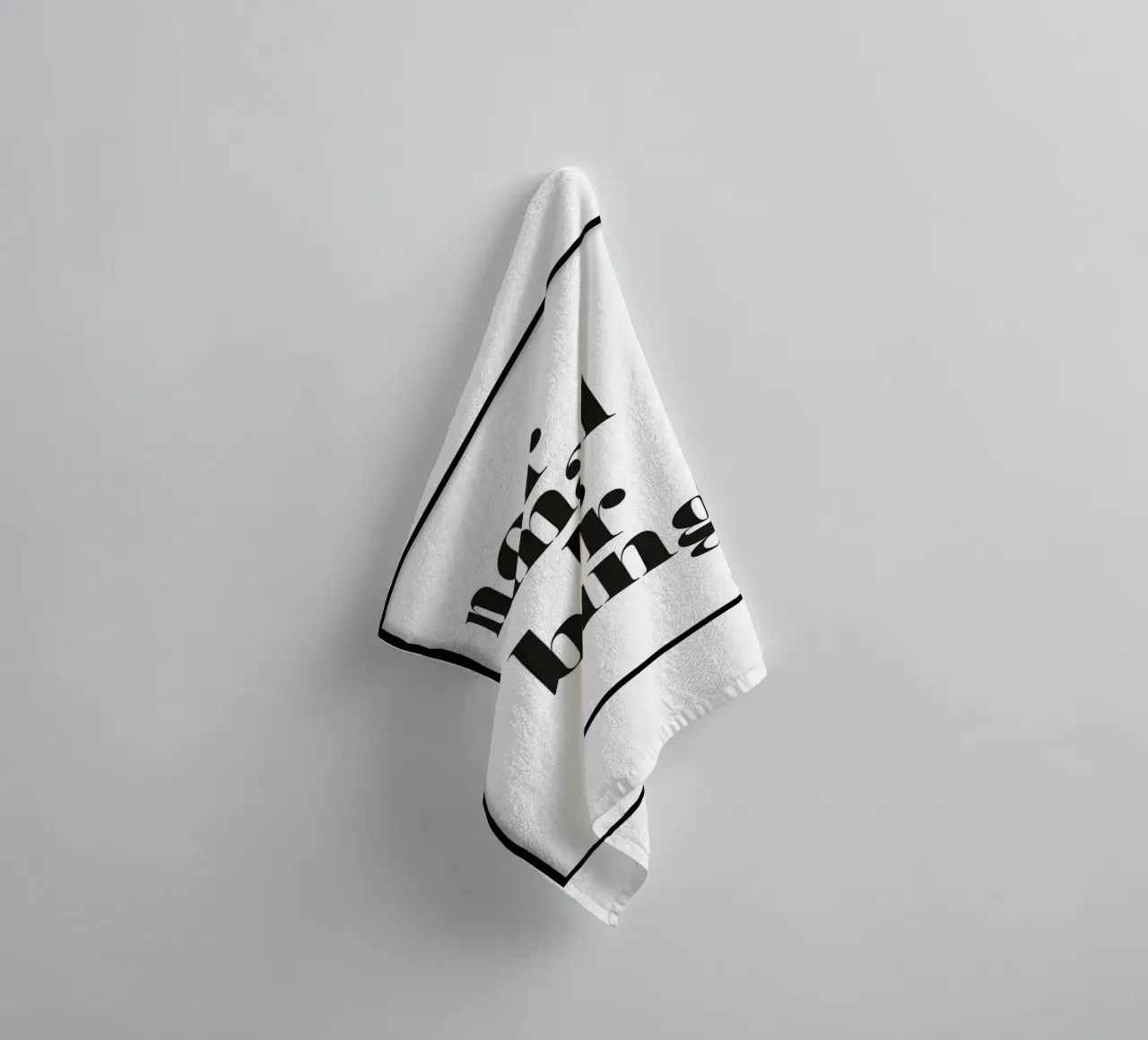 normaal is saai badhanddoek van art quots shop