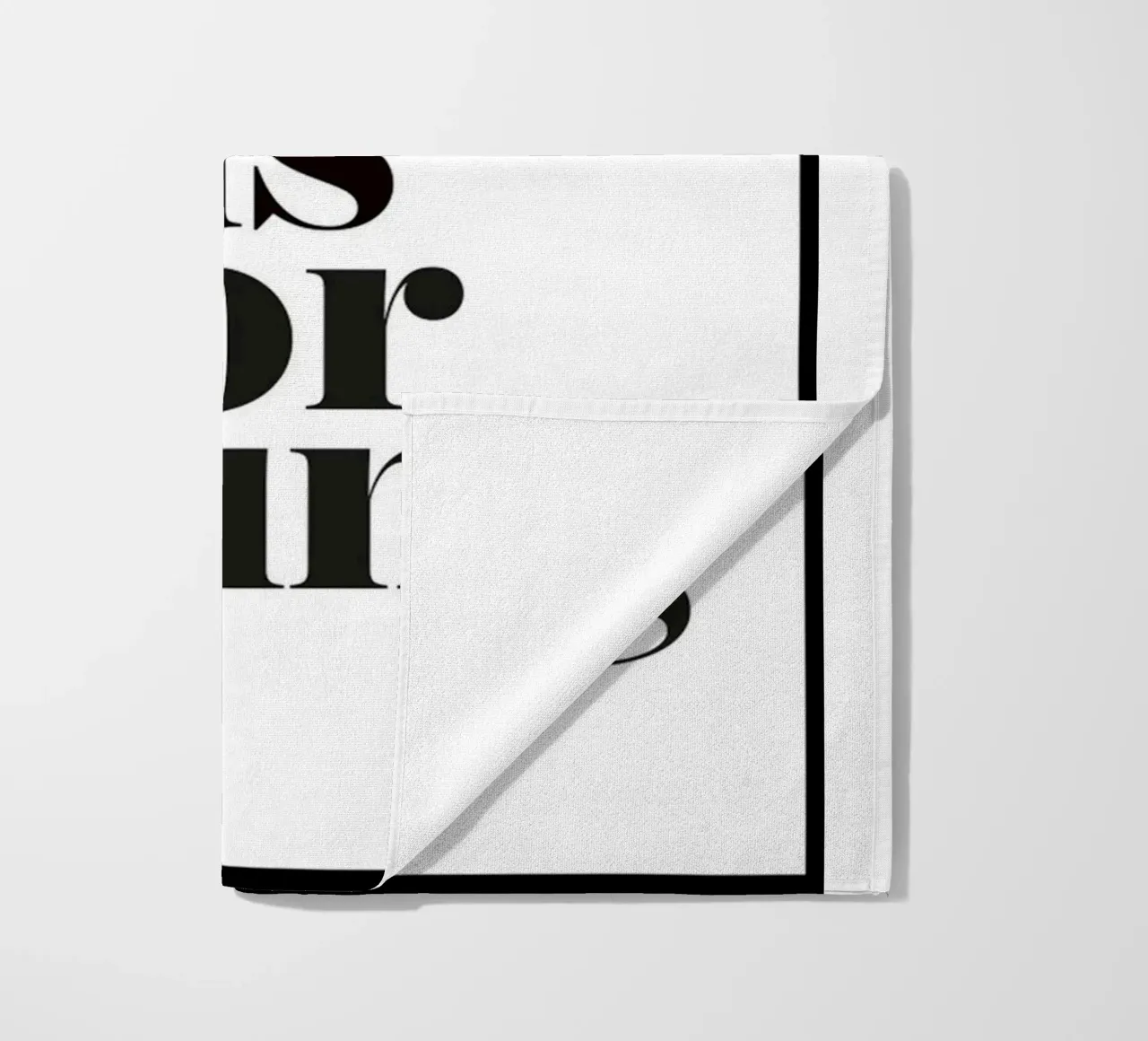 normaal is saai strandhanddoek van art quots shop