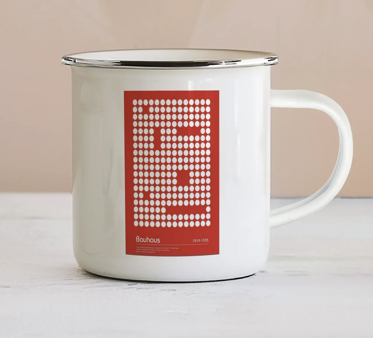 Bauhaus 1919 tazza in smalto da Narciso